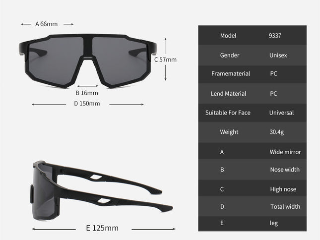 New sports sunglasses men's and women's cycling sunglasses dazzling sunglasses