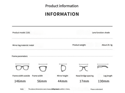 Chic Geometric Sunglasses Women's Fashion Metal Frame Sun Glasses Men Vintage Non-Mirrored Lenses Optical Gafas UV400