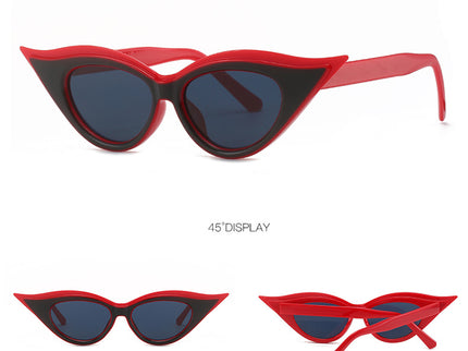Retro Cat-Eye Sunglasses - Stylish Red Vintage Frames for Women