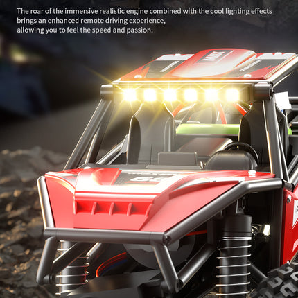 Rock Antelope RC Car - 2.4GHz Simulation Off-Road Climbing Vehicle with Rechargeable Battery (Red)