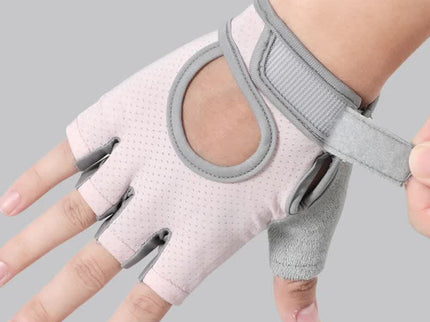 XL Black Silicone Padded Workout Gloves - Non-Slip Weightlifting Gloves for Enhanced Grip and Palm Protection