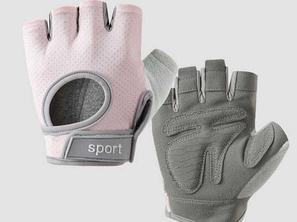 XL Black Silicone Padded Workout Gloves - Non-Slip Weightlifting Gloves for Enhanced Grip and Palm Protection