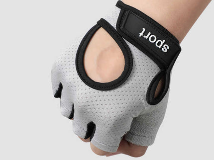 XL Black Silicone Padded Workout Gloves - Non-Slip Weightlifting Gloves for Enhanced Grip and Palm Protection