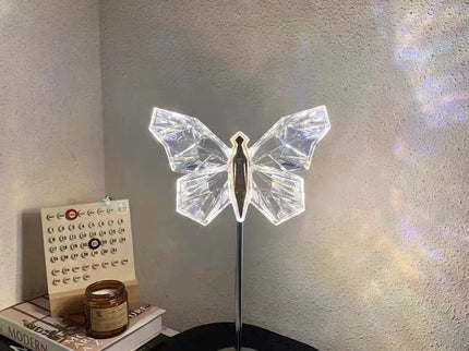 Butterfly LED Night Light - Creative Crystal Design for Ambient Lighting