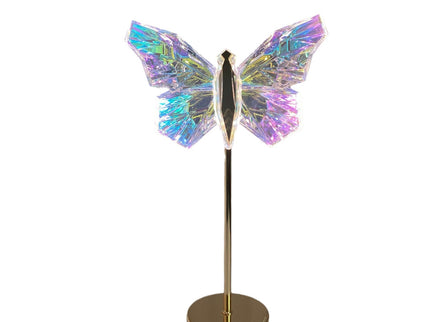 Muliticolor Butterfly LED Night Light - Creative Crystal Design for Ambient Lighting