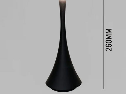 Orange Modern Minimalist LED Mushroom Lamp - Touch Control Rechargeable Night Light