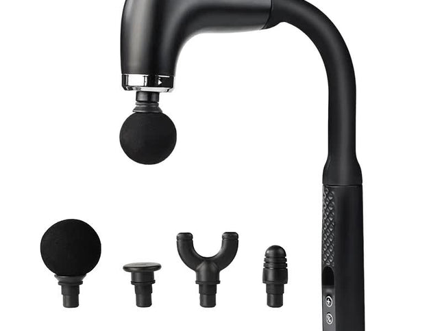 Black Electric Elbow Fascia Gun for Body/Head Relief Portable Silent Body Fatigue Reliever Hot Selling Massager