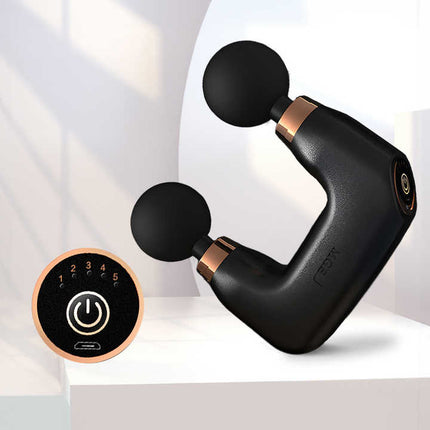 Black Dual-Head Mini Massage Gun ‚Äö√Ñ√∂‚àö√ë‚àö‚àÇ‚Äö√†√∂‚àö√´‚Äö√†√∂‚Äö√†√á‚Äö√Ñ√∂‚àö‚Ä†‚àö‚àÇ‚Äö√†√∂‚àö¬¥‚Äö√Ñ√∂‚àö‚Ä†‚àö‚àÇ¬¨¬®¬¨√Ü Portable Professional Muscle Relaxation Device with 5-Speed Adjustment for Deep Tissue Recovery and Pain Relief