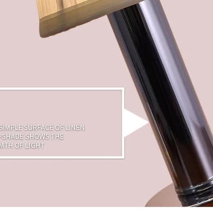 Gold Creative LED Rechargeable Table Lamp | 3 Adjustable Light Modes | Touch Control | USB Charging | Modern Atmosphere Light for Bar, Restaurant, Cafe, and Home Decor