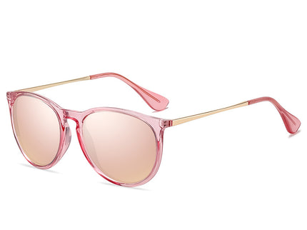 Pink Stylish Polarized Sunglasses for Men and Women - UV Protection, Lightweight Design, Trendy Sunglasses for Outdoor Activities