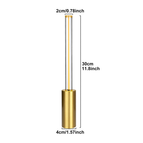 2 Pcs Gold Modern Minimalist Rechargeable Atmosphere Lamp ‚Äì Touch-Control Night Light for Bedroom, Bar, and Portable Outdoor Use