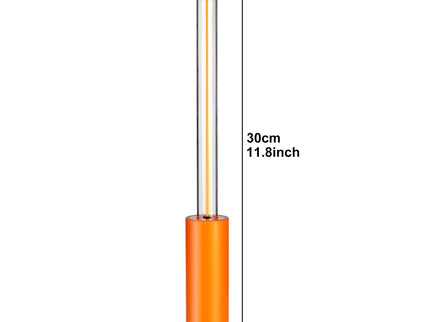 2 Pcs Orange Modern Minimalist Rechargeable Atmosphere Lamp - Touch-Control Night Light for Bedroom, Bar, and Portable Outdoor Use