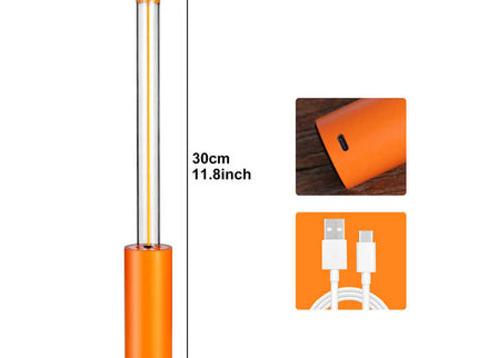 2 Pcs Black Modern Minimalist Rechargeable Atmosphere Lamp - Touch-Control Night Light for Bedroom, Bar, and Portable Outdoor Use