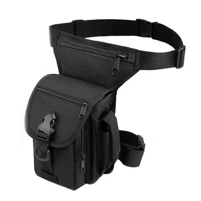 Black Tactical Outdoor Leg Bag ‚Äö√Ñ√∂‚àö√ë‚àö‚àÇ‚Äö√†√∂‚àö√´‚Äö√†√∂¬¨¬Æ 900D Durable Multi-Layer Waist Pack for Cycling, Fishing, and Security