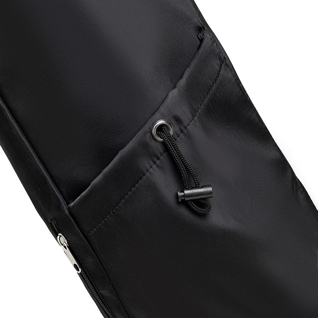Black Durable Yoga Mat Carry Bag ‚Äö√Ñ√∂‚àö√ë‚àö¬® Multi-Functional Fitness Backpack with Wet Pocket(Mugs are filming props, not included)