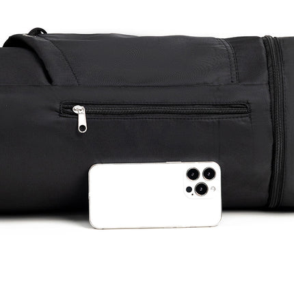 Black Durable Yoga Mat Carry Bag ‚Äö√Ñ√∂‚àö√ë‚àö‚àÇ‚Äö√†√∂‚àö√´‚Äö√†√∂¬¨¬Æ Multi-Functional Fitness Backpack with Wet Pocket(Mugs are filming props, not included)