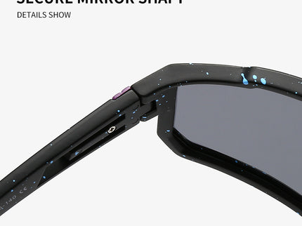 UV400 Sports Sunglasses with Polarized TAC Lens - Black/Green