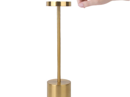Touch-Control LED Table Lamp with Adjustable Color Modes - Gold