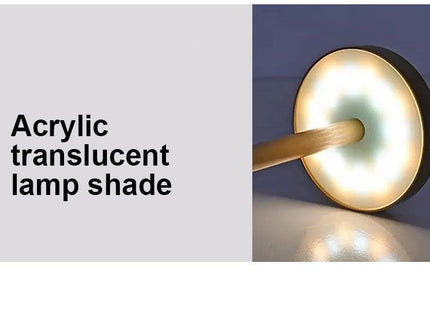 Touch-Control LED Table Lamp with Adjustable Color Modes - Rose Gold