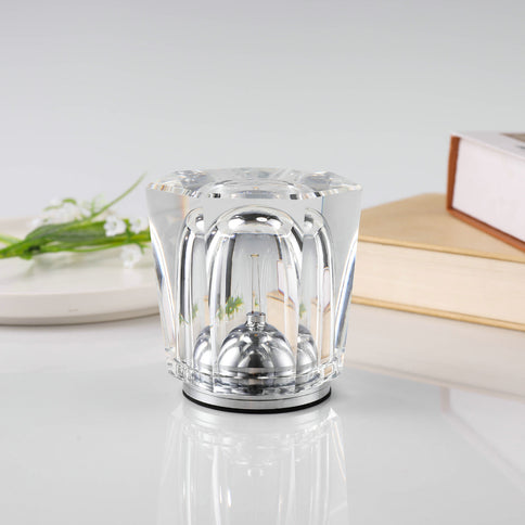 Crystal LED Table Lamp with Starburst Effect, Rechargeable and Portable Design,Type A 90mm (H) √ó 82mm (W)