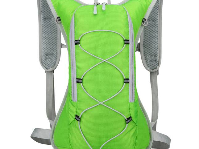 Green Outdoor Sports Hydration Backpack for Running, Hiking, and Cycling - Lightweight and Waterproof