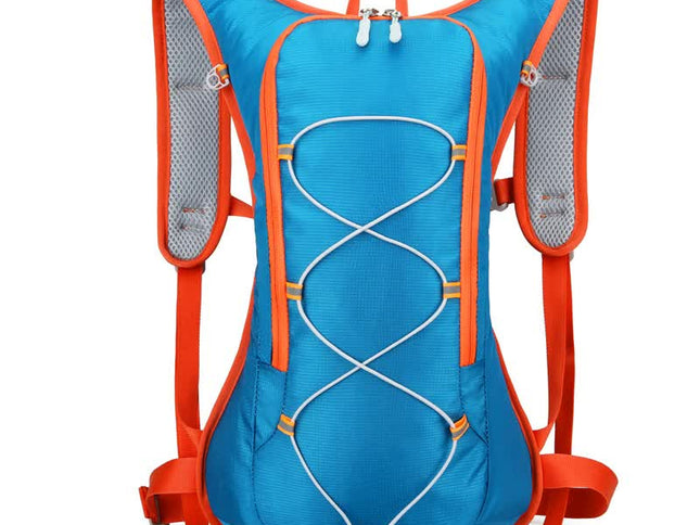 Blue Outdoor Sports Hydration Backpack for Running, Hiking, and Cycling - Lightweight and Waterproof