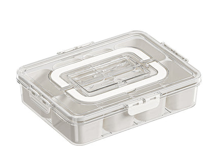 Fresh-Keeping Storage Box - Transparent Food Storage Container with Secure Lid for Kitchen Organization, Salad Crisper