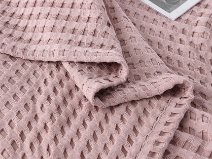 Cotton Waffle Blanket - Air Conditioning Blanket/Throw/Summer Quilt, 200*230cm,Light Green