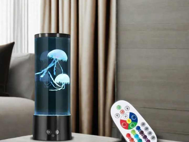 LED Jellyfish Lamp - Creative Night Light for Bedroom and Children's Room