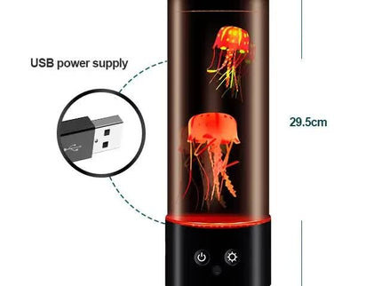 LED Jellyfish Lamp - Creative Night Light for Bedroom and Children's Room