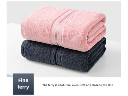 Dark Grey Luxury Cotton Towel Set(Towel + Bath Towel) - Quick Dry, Extra Thick & Absorbent, Perfect for Bath & Beach