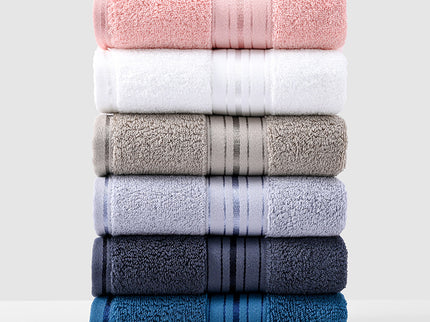 White Cotton Towel Set(Towel + Bath Towel) - Quick Dry, Extra Thick & Absorbent, Perfect for Bath & Beach