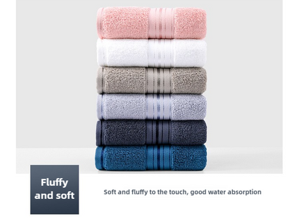White Cotton Towel Set(Towel + Bath Towel) - Quick Dry, Extra Thick & Absorbent, Perfect for Bath & Beach