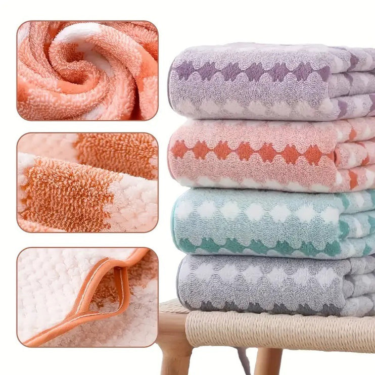Blue Premium Coral Fleece Towel Set ‚Äö√Ñ√∂‚àö√ë‚àö‚àÇ‚Äö√†√∂‚àö√´‚Äö√†√∂¬¨¬Æ 1 Bath Towel (88x170cm) + 3 Hand Towels (35x35cm) ‚Äö√Ñ√∂‚àö√ë‚àö‚àÇ‚Äö√†√∂‚àö√´‚Äö√†√∂¬¨¬Æ Soft, Absorbent, and Quick-Drying