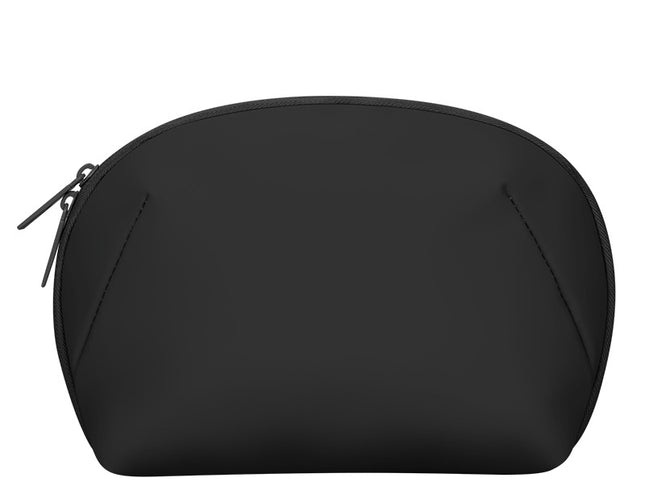 Black Large Capacity Multi-functional PU Digital Storage Organizer Bag, Waterproof & Portable, for Cables, Chargers, and Accessories