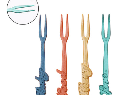 Four-person Set Blue Eco-Friendly Wheat Straw Dinnerware Set,  Plate, Bowl, Cup & Utensil Set - Lightweight, Reusable, and Durable for Home, School, and Travel