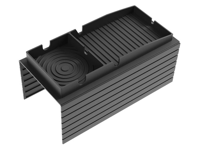 Black Multi-Function Sofa Cup Holder Tray, Silicone Drink Organizer, Adjustable and Easy-to-Clean Sofa Armrest Storage Box for Drinks, Snacks, and Gadgets