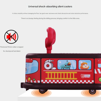 Police Quiet Ride Twist Car for Toddlers - Fun Wiggle Ride-On Toy