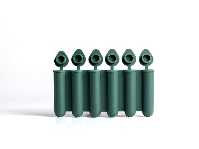 Green Bottle & Can Friendly Ice Stick Molds - 6-Cup Design, Set of 10