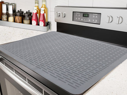 Gray Extra Large Silicone Countertop Protector & Dish Drying Mat - Dishwasher Safe ( 76x53cm)
