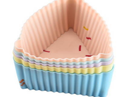 Style 10 Silicone Mini Cake Molds (30 Pack) -  For Cupcakes, Desserts (6.7x6x3cm)