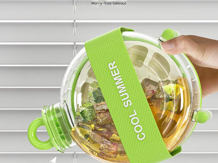 Green Portable Press-Release Ice Cube Maker Bottle - Makes 12 Cubes, Doubles as Bottle
