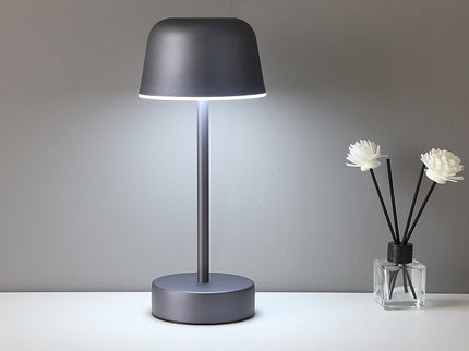 Coffee Modern Minimalist LED Table Lamp - Rechargeable Touch Control Desk Light