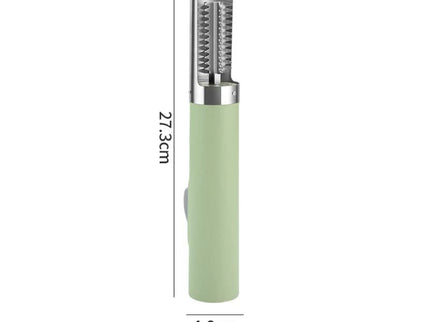 Green Cordless Electric Fish Scaler - Rechargeable 3000mAh Power, Stainless Steel Blade, Mess-Free Fish Cleaning Tool