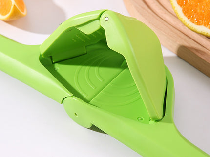 3 Pcs Yellow Easy-Squeeze Manual Citrus Juicer - Durable Lemon & Orange Squeezer with Pour Spout, Food-Grade PP
