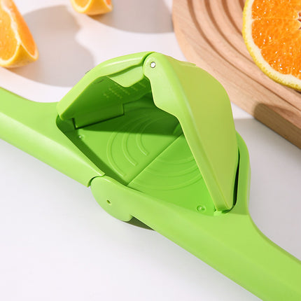 3 Pcs Yellow Easy-Squeeze Manual Citrus Juicer - Durable Lemon & Orange Squeezer with Pour Spout, Food-Grade PP