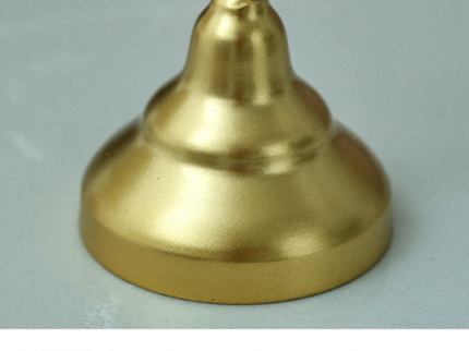Gold Elegant Star Metal Candlestick Holder - Decorative Taper Candle Stand for Home, Tabletop & Special Occasions