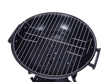 Outdoor Folding Apple-Shaped Stainless Steel Charcoal Barbecue Grill - 41cm Grill Net