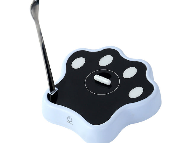 Blue Cute Paw Print Self-Stirring Coaster - Electric Coffee & Milk Mixer