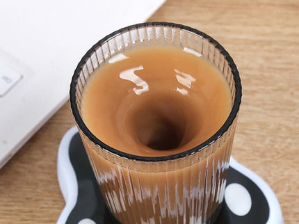 Blue Cute Paw Print Self-Stirring Coaster - Electric Coffee & Milk Mixer
